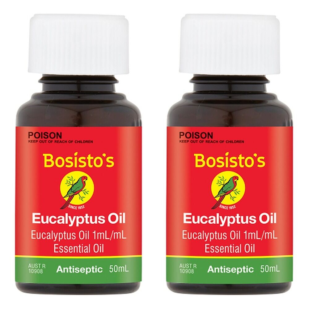 Bosisto's Eucalyptus Oil 50mL Pack of 2