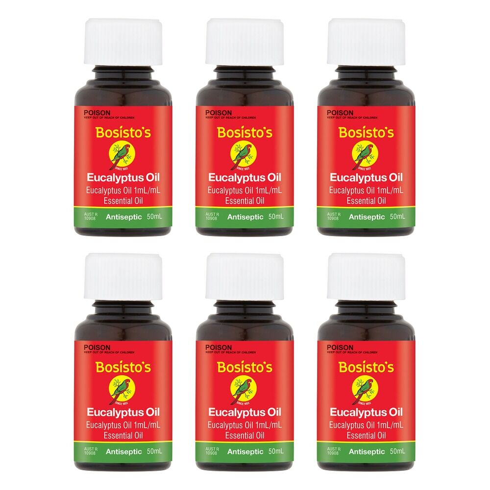 Bosisto's Eucalyptus Oil 50mL Pack of 6
