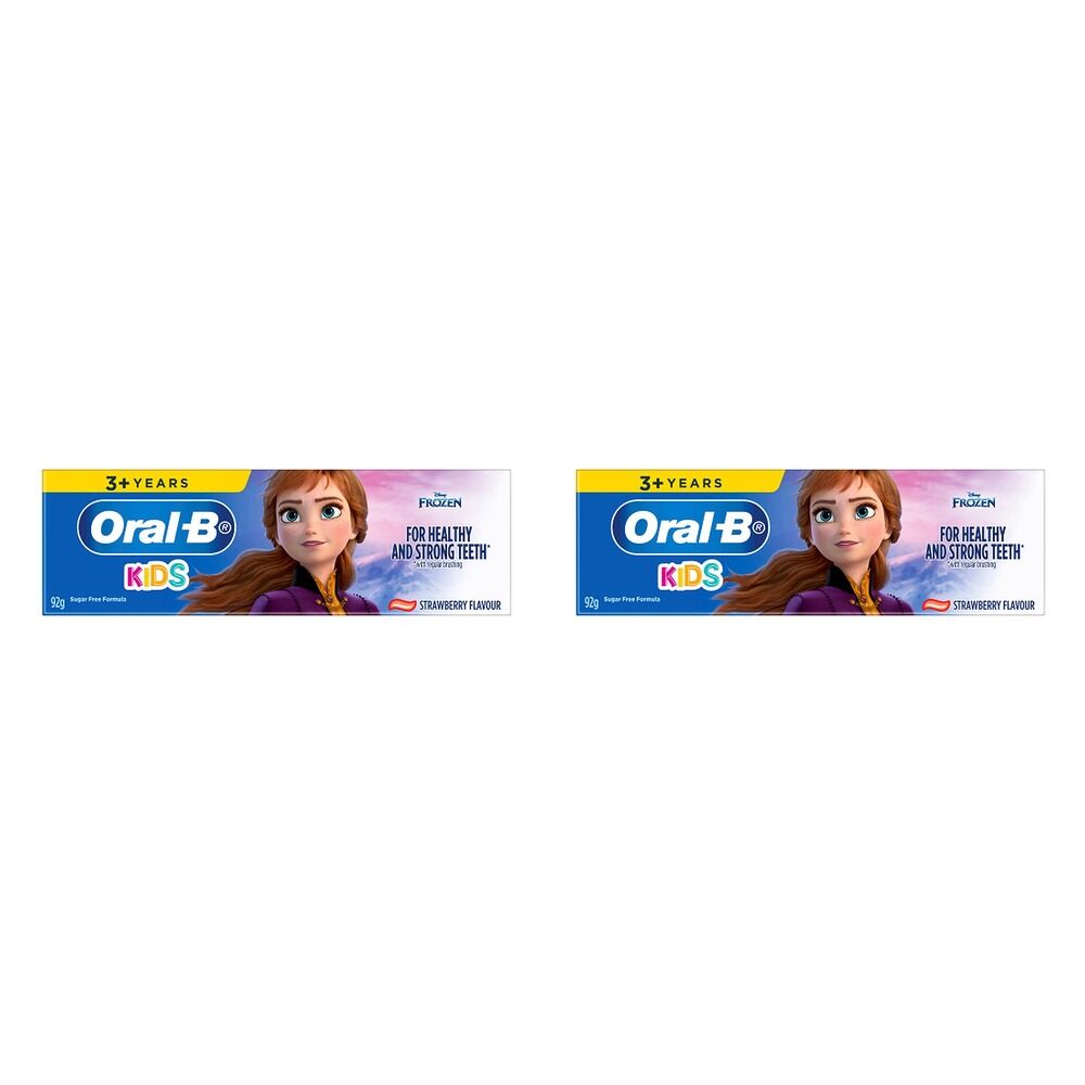 Oral-B Kids 3+ Years Toothpaste Strawberry Flavour 92g Pack of 2
