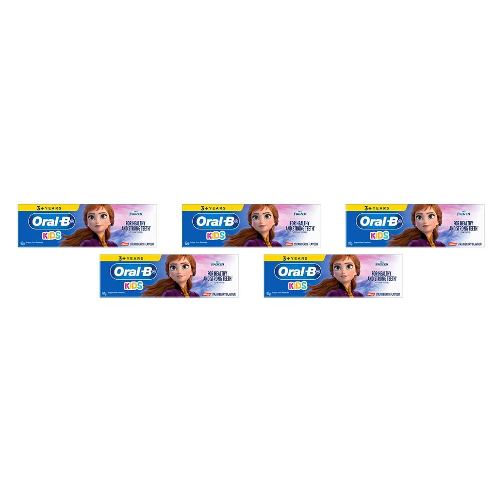 Oral-B Kids 3+ Years Toothpaste Strawberry Flavour 92g Pack of 5