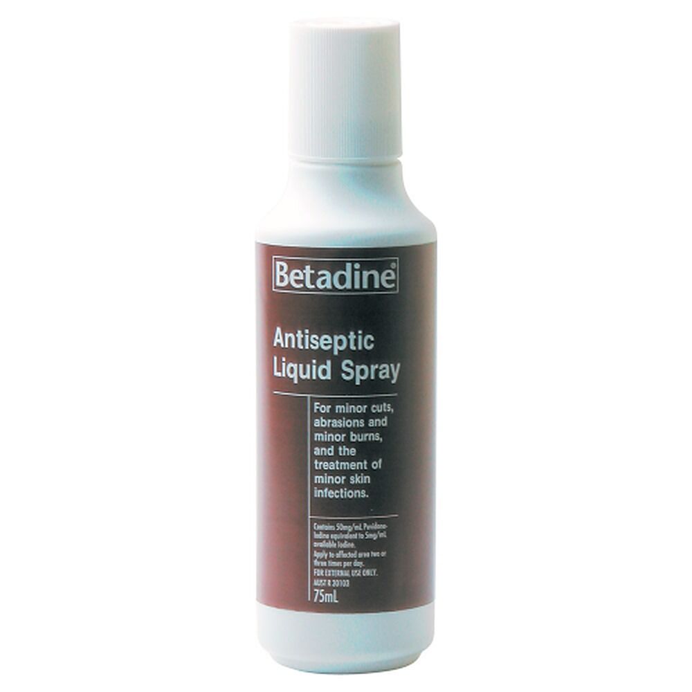 Betadine Antiseptic Liquid Spray 75mL