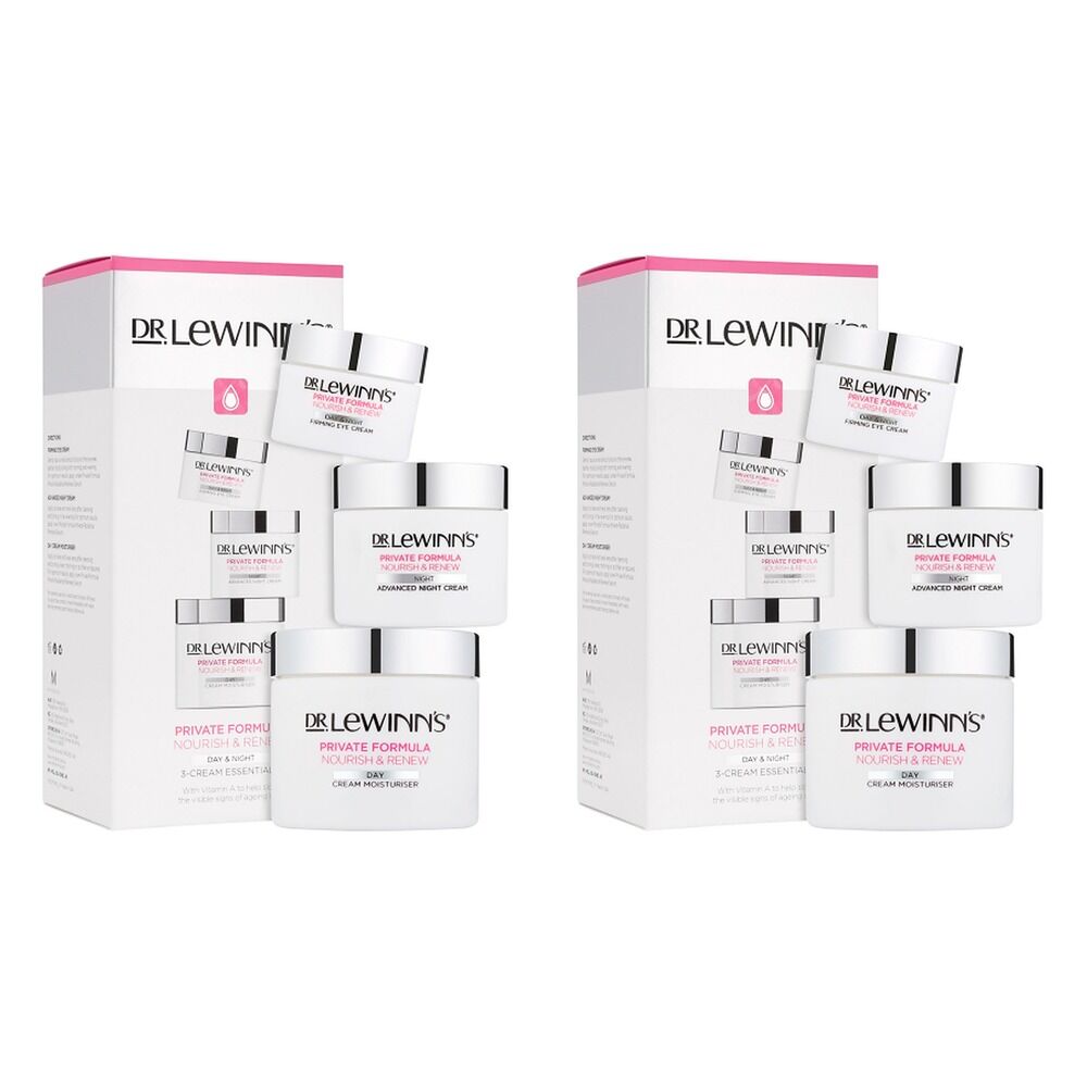 Dr. LeWinn's Private Formula 3-Cream Essentials for Day, Night & Eye Pack of 2