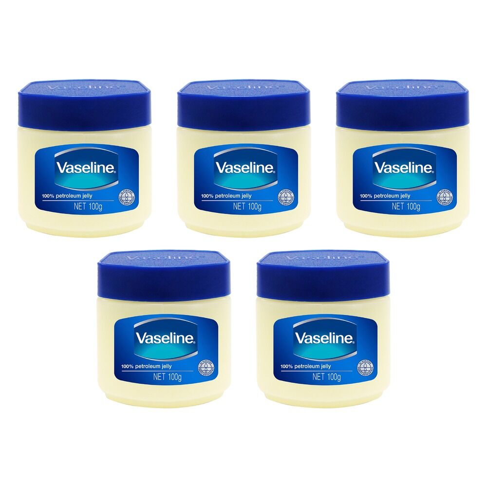 Vaseline Original Petroleum Jelly 100g Pack of 5