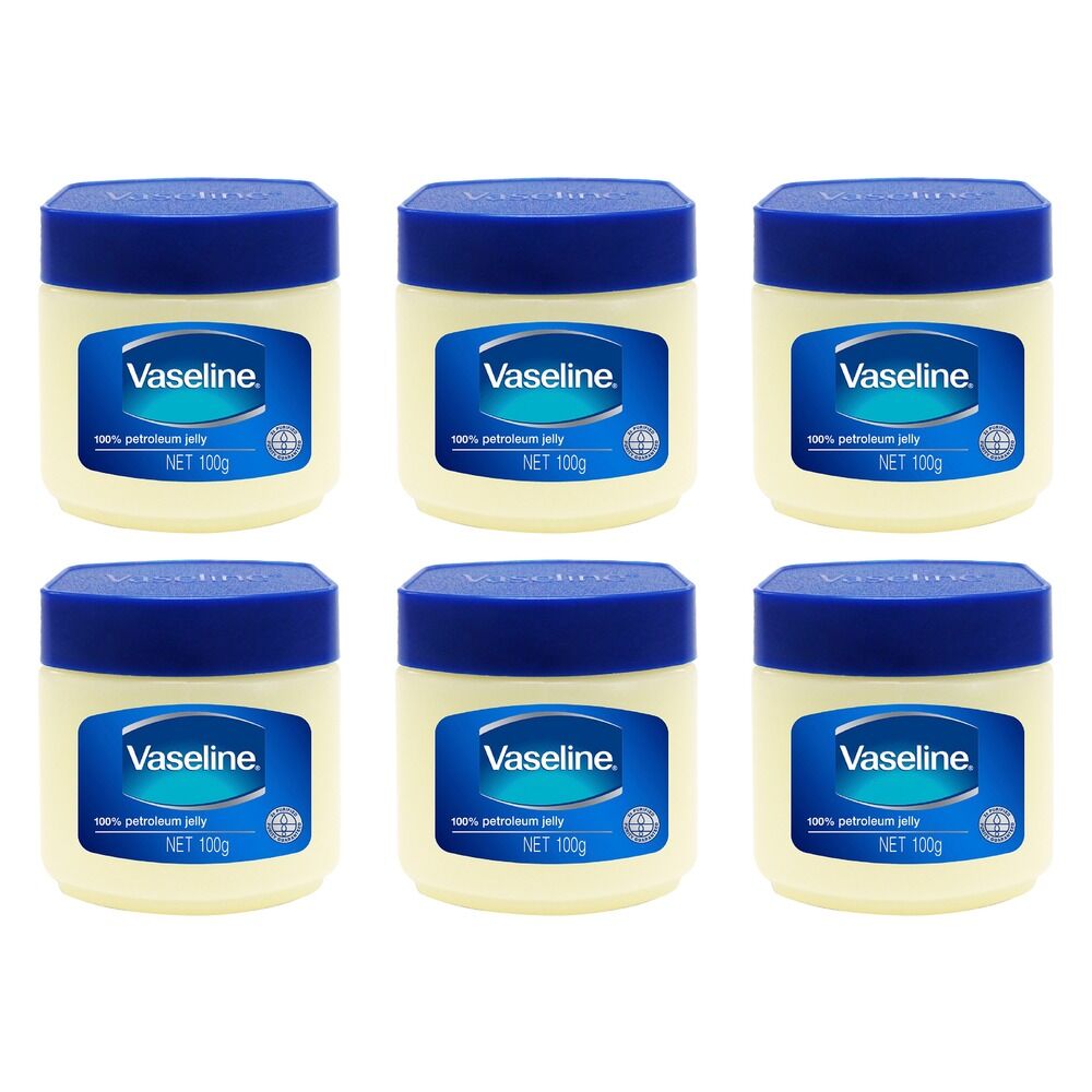 Vaseline Original Petroleum Jelly 100g Pack of 6