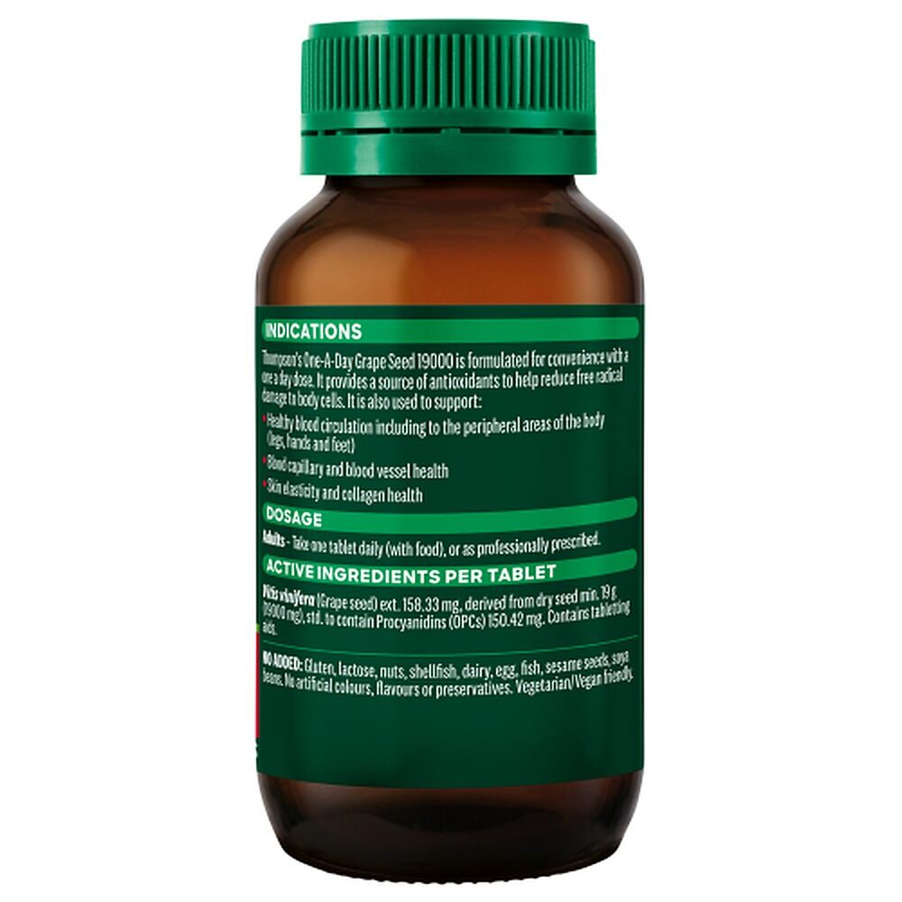 Thompson's One-A-Day Grape Seed 19000 120 Tablets