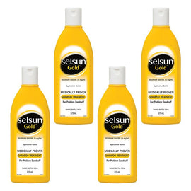 Selsun Gold Treatment Shampoo 375mL Pack of 4