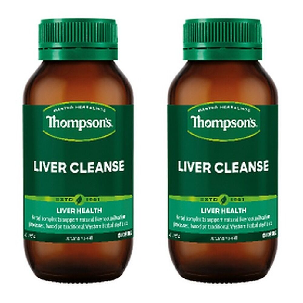 Thompson's Liver Cleanse 120 Capsules Pack of 2