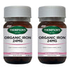 Thompson's Organic Iron 24mg 30 Tablets Pack of 2