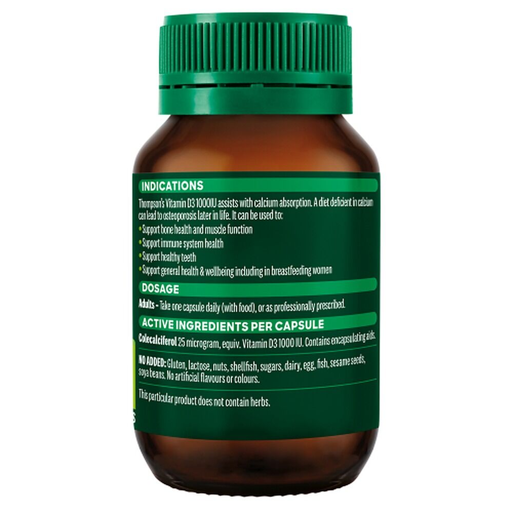 Thompson's Vitamin D3 1000IU 240 Capsules