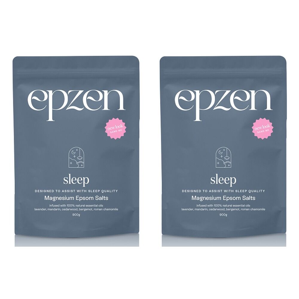 EpZen Magnesium Bath Crystals Sleep 900g Pack of 2
