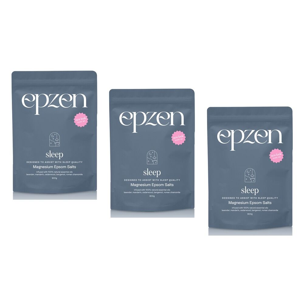 EpZen Magnesium Bath Crystals Sleep 900g Pack of 3