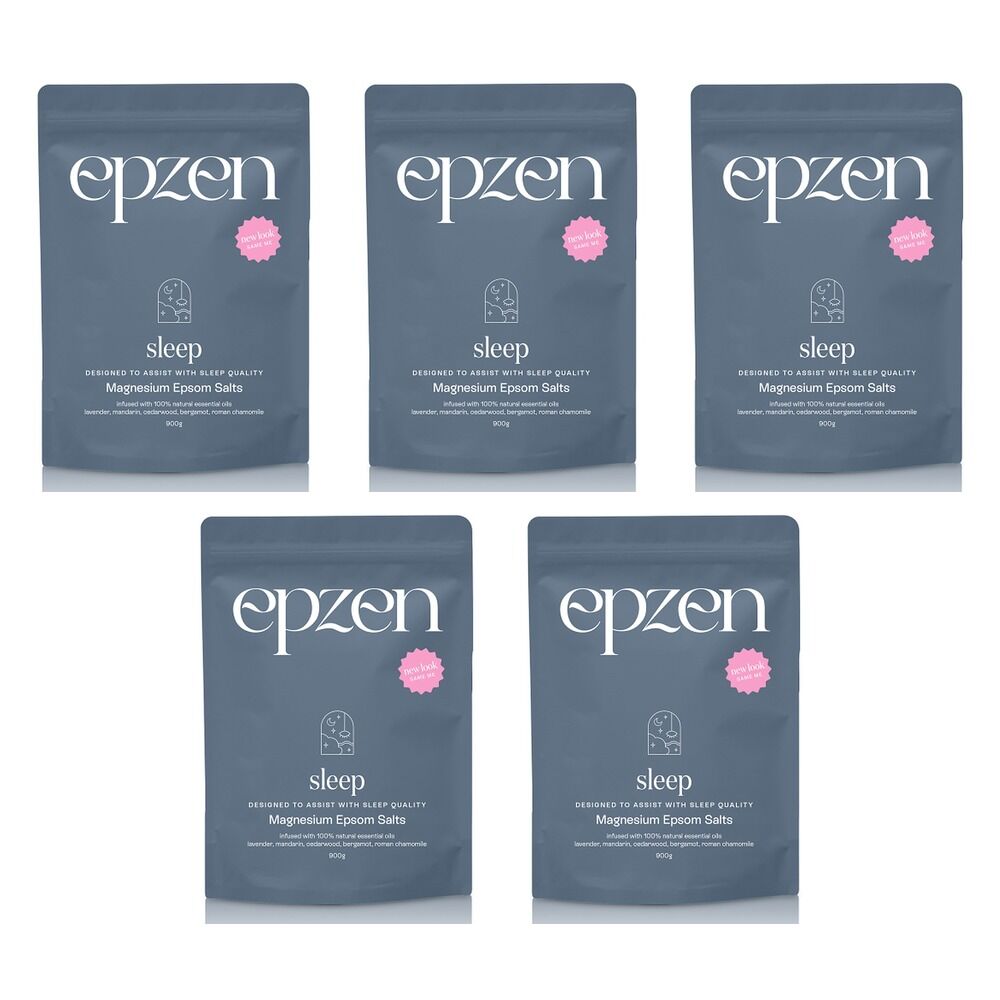 EpZen Magnesium Bath Crystals Sleep 900g Pack of 5
