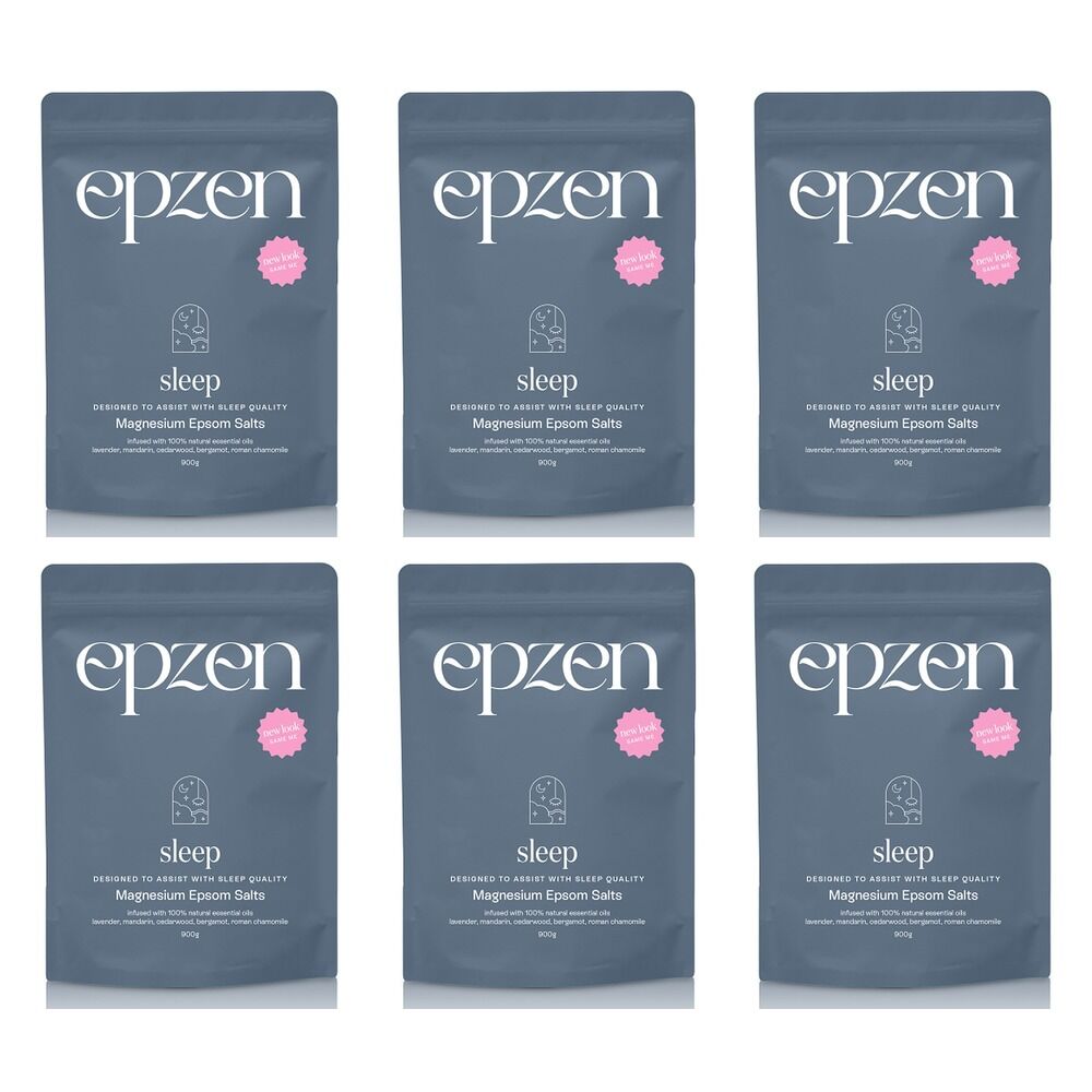 EpZen Magnesium Bath Crystals Sleep 900g Pack of 6