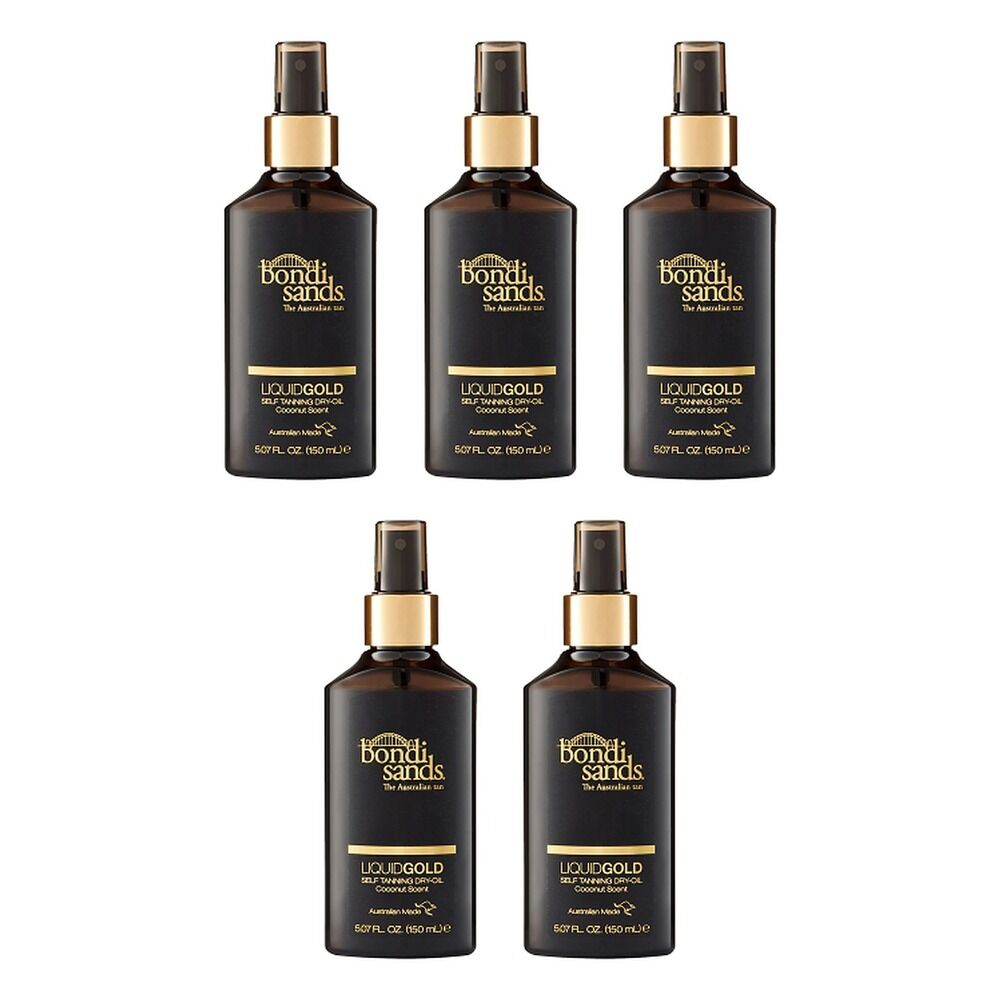 Bondi Sands Liquid Gold Self Tanning Oil 150mL Pack of 5