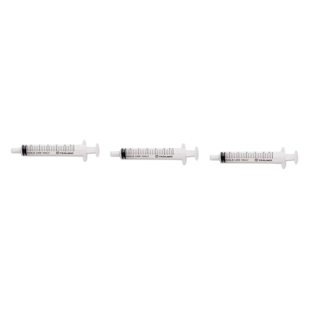 Terumo Syringe NN 3mL LS 100 Pack Bundle of 3