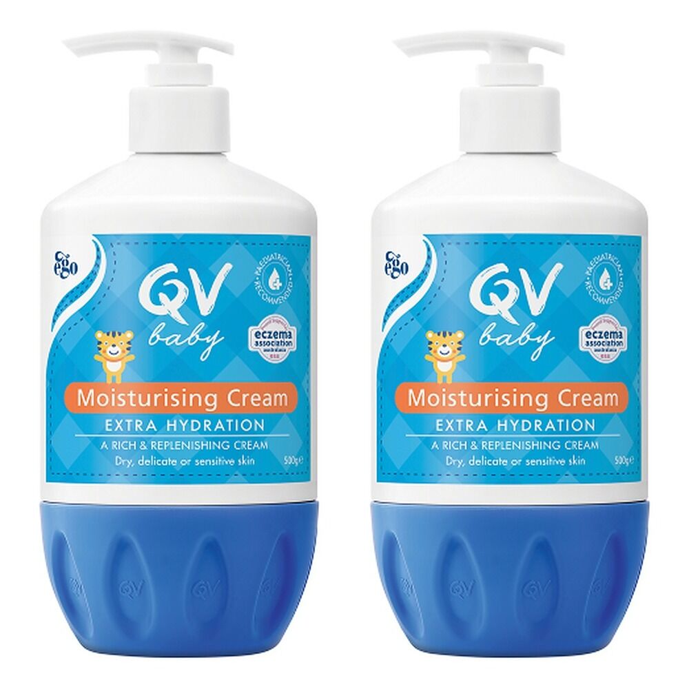 Ego QV Baby Moisturising Cream 500g Pack of 2