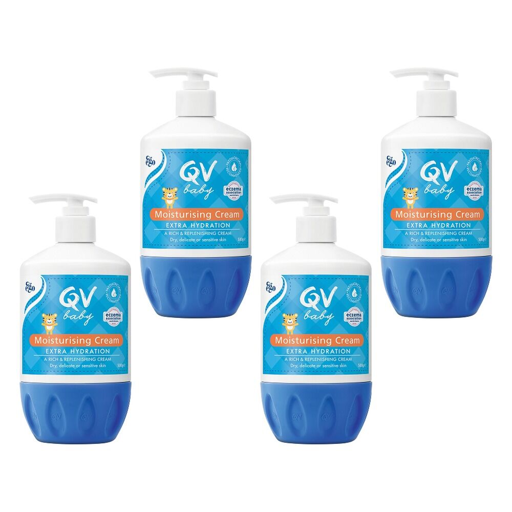 Ego QV Baby Moisturising Cream 500g Pack of 4
