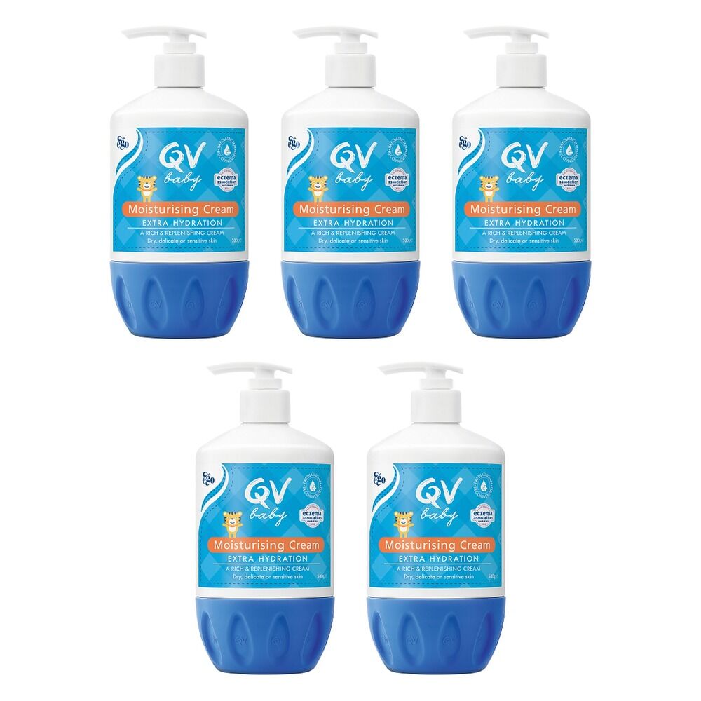 Ego QV Baby Moisturising Cream 500g Pack of 5