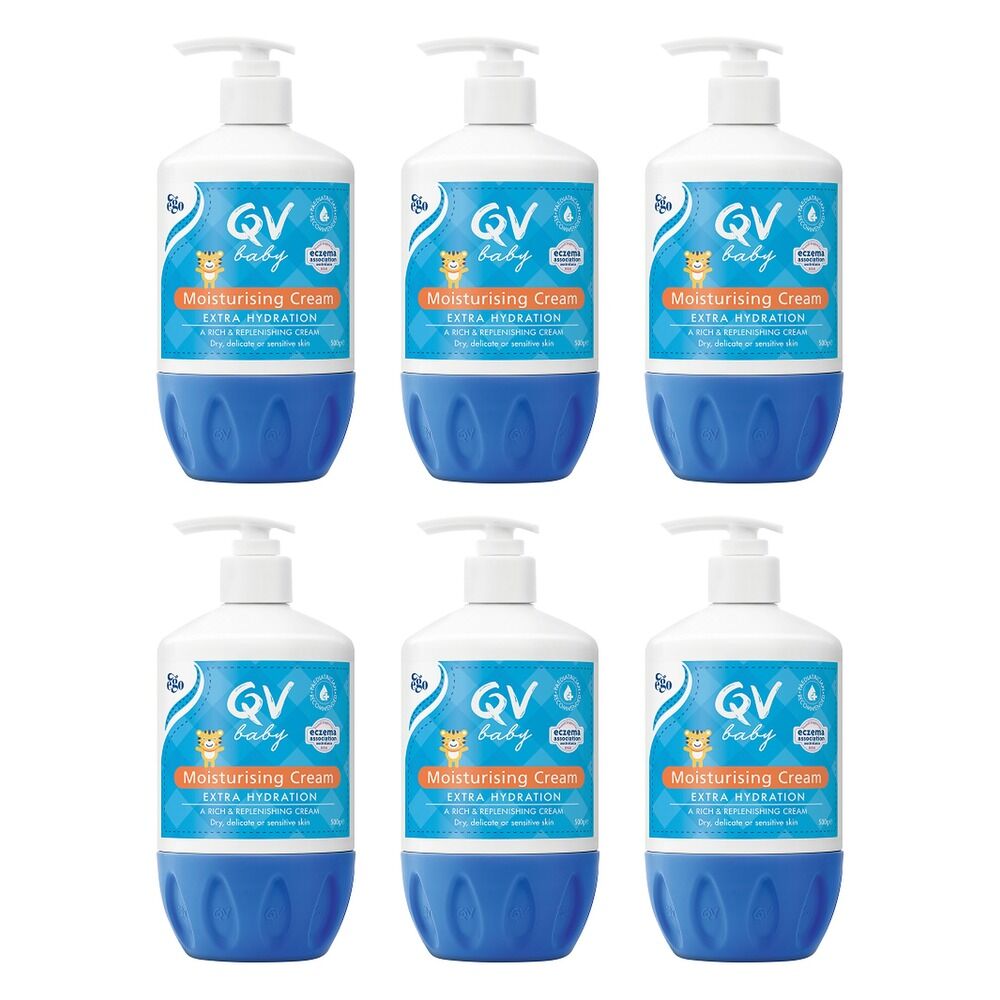 Ego QV Baby Moisturising Cream 500g Pack of 6
