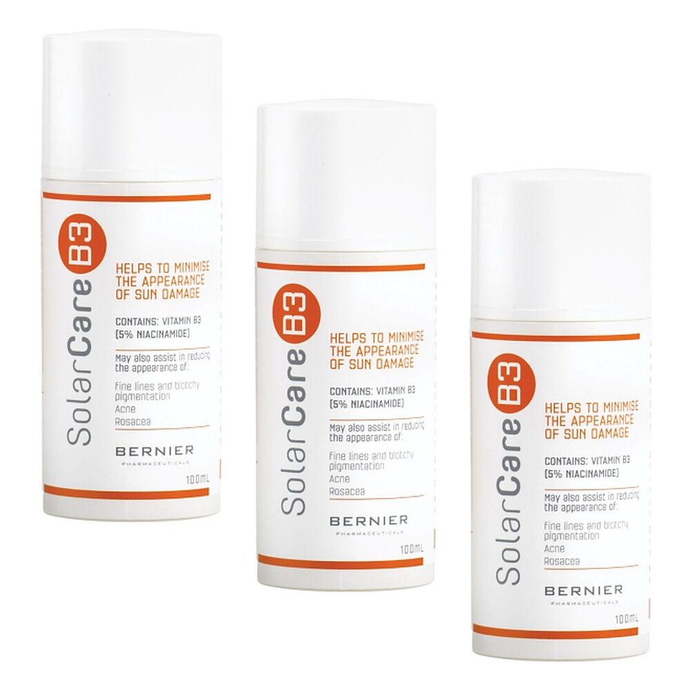 SolarCare B3 Niacinamide Airless Pump Bottle 100mL Pack of 3