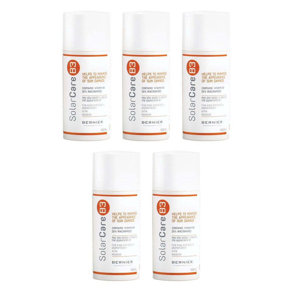 SolarCare B3 Niacinamide Airless Pump Bottle 100mL Pack of 5