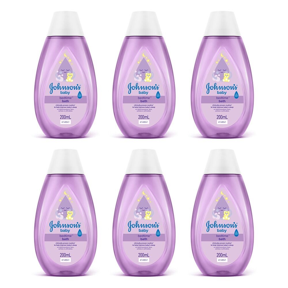 Johnson's Baby Bedtime Bath 200mL Pack of 6