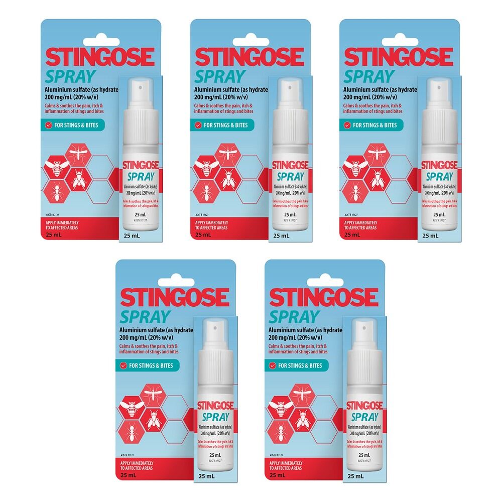 Stingose Spray 25mL Pack of 5