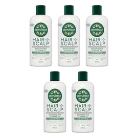DermaVeen Oatmeal Shampoo for Dry, Flaky or Sensitive Scalps 250mL Pack of 5