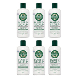 DermaVeen Oatmeal Shampoo for Dry, Flaky or Sensitive Scalps 250mL Pack of 6