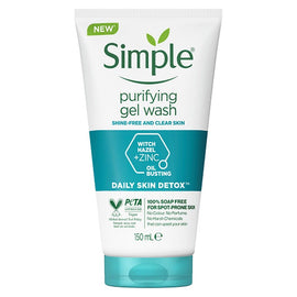 Simple Daily Skin Detox Purifying Facial Wash 150mL