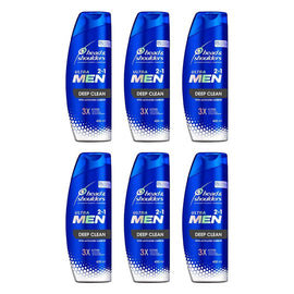 Head & Shoulders UltraMen Deep Clean 2in1 Shampoo & Conditioner 400mL Pack of 6