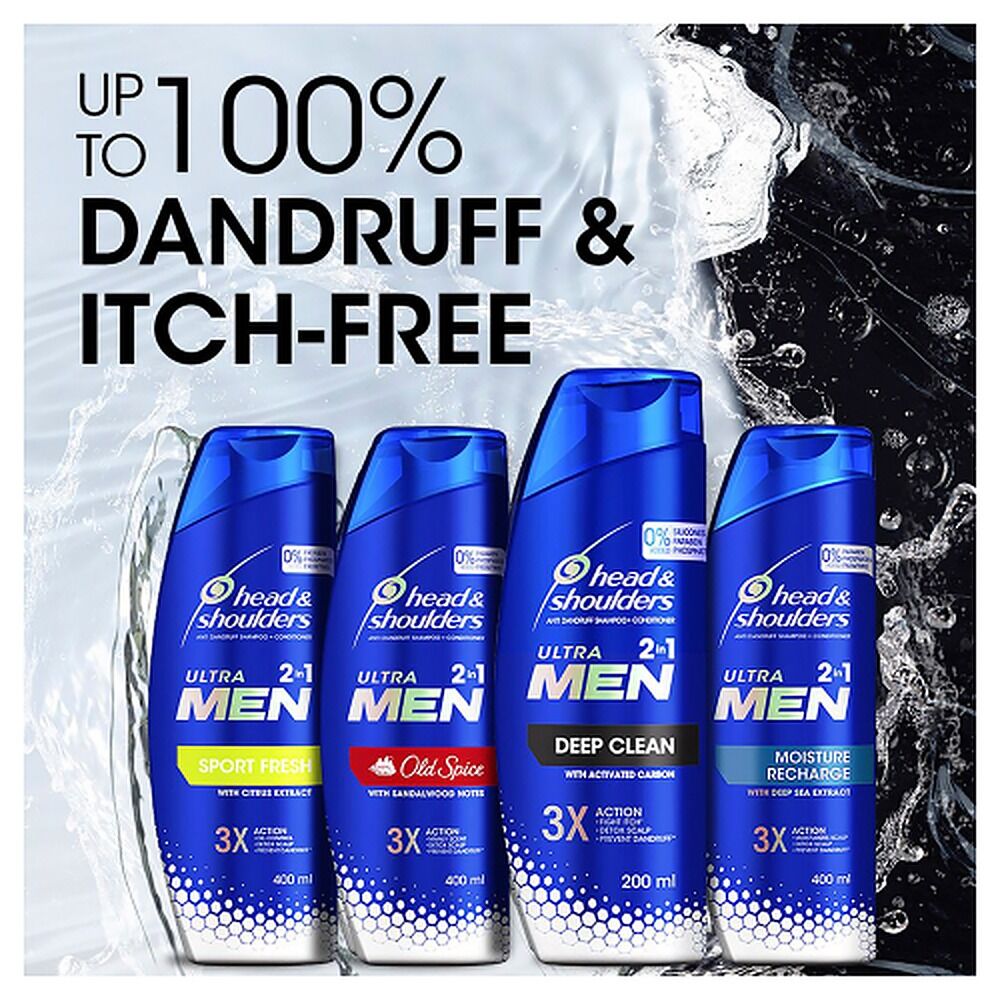 Head & Shoulders UltraMen Deep Clean 2in1 Shampoo & Conditioner 400mL