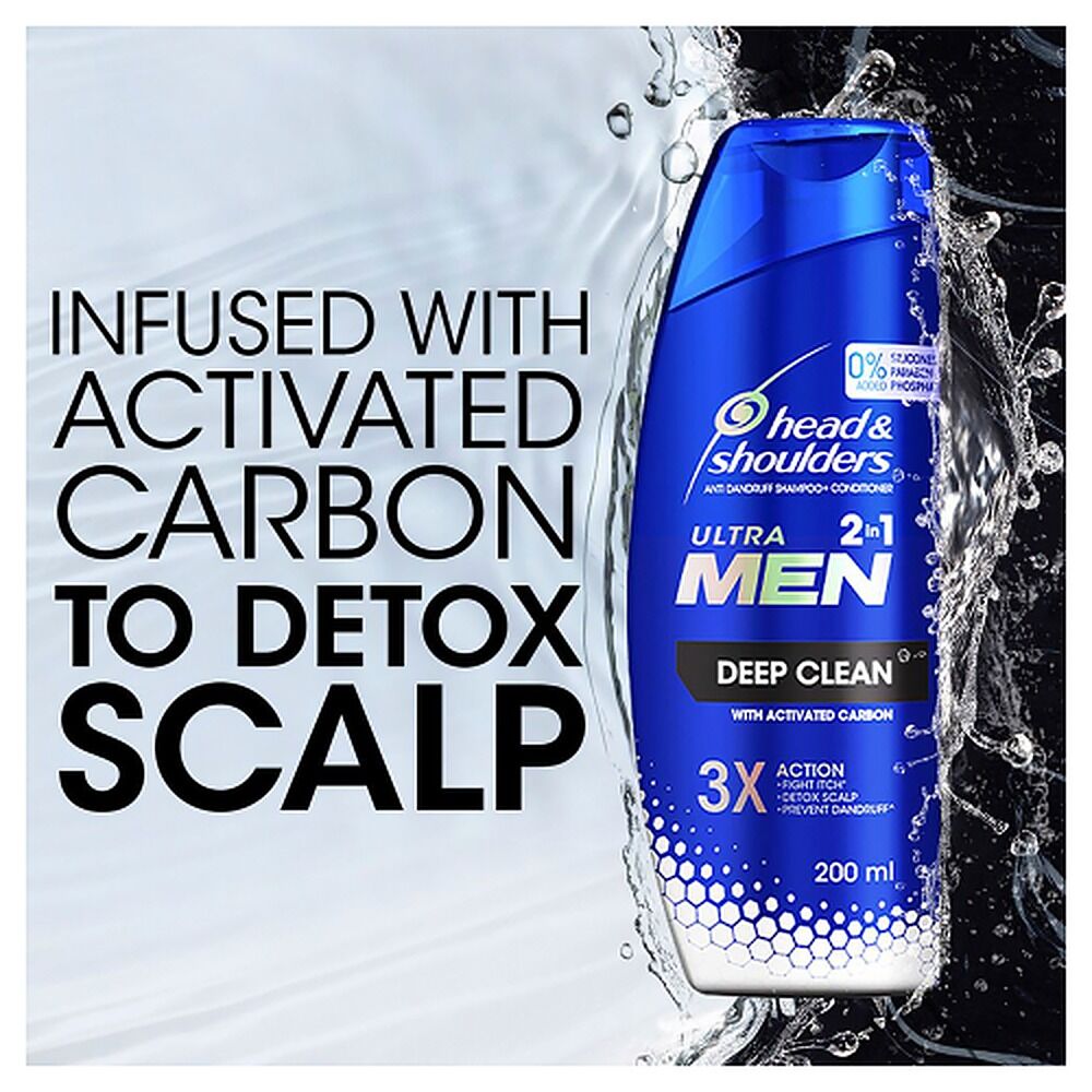 Head & Shoulders UltraMen Deep Clean 2in1 Shampoo & Conditioner 400mL