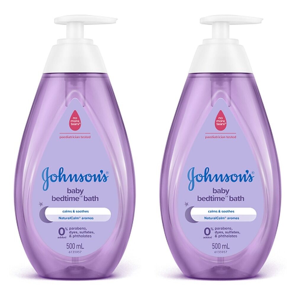 Johnson's Baby Bedtime Bath 500mL Pack of 2