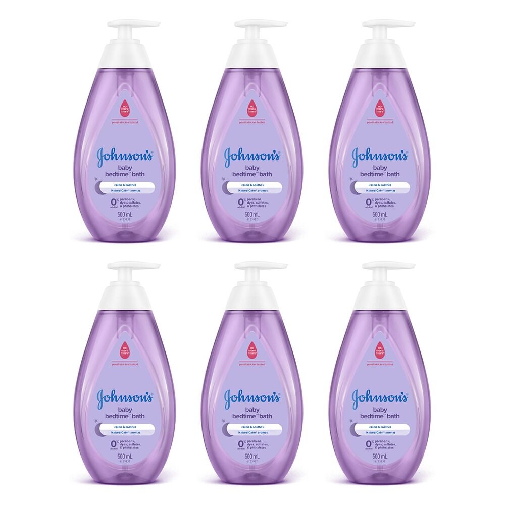 Johnson's Baby Bedtime Bath 500mL Pack of 6