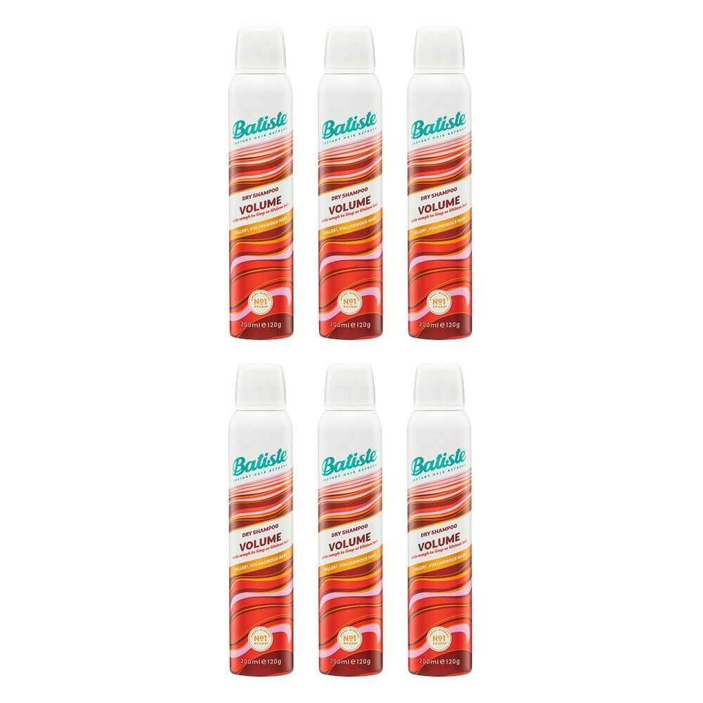 Batiste Volume Dry Shampoo 200mL Pack of 6