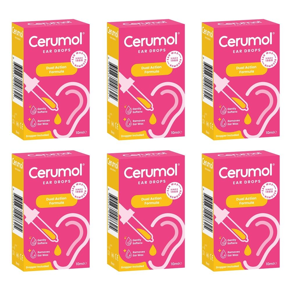 Cermol Ear Drops 10mL Pack of 6