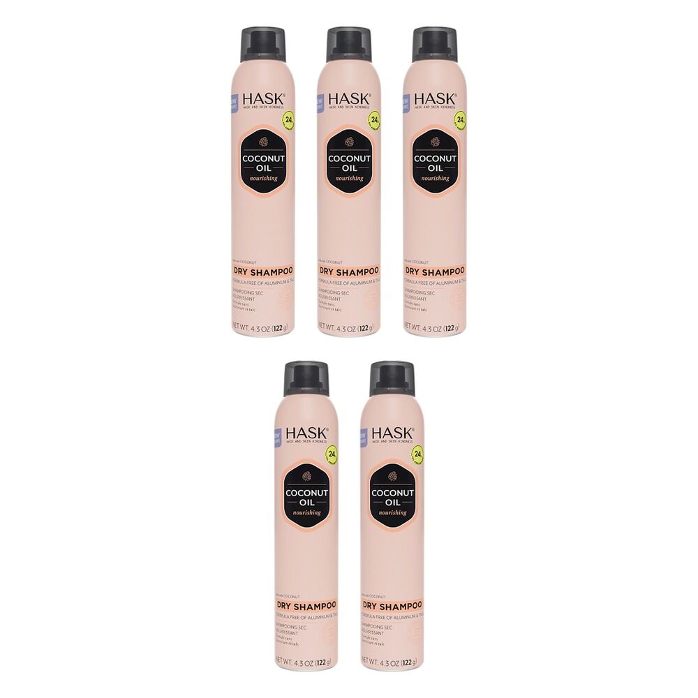 Hask Coconut Nourishing Dry Shampoo 122g Pack of 5