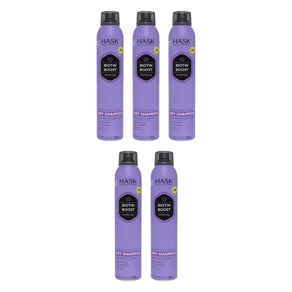 Hask Biotin Boost Thickening Dry Shampoo 122g Pack of 5