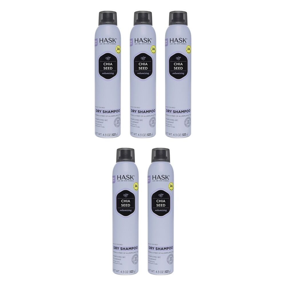 Hask Chia Seed Volumizing Dry Shampoo 122g Pack of 5