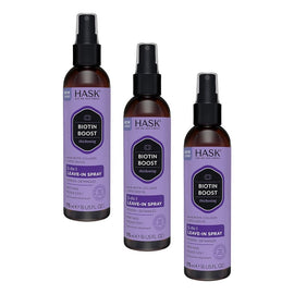 HASK Biotin Boost Thickening 5-in-1 Leave-In Spray 175mL Pack of 3