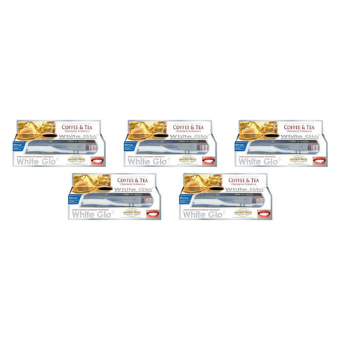 White Glo Coffee & Tea Drinkers Formula Toothpaste 150g Pack of 5