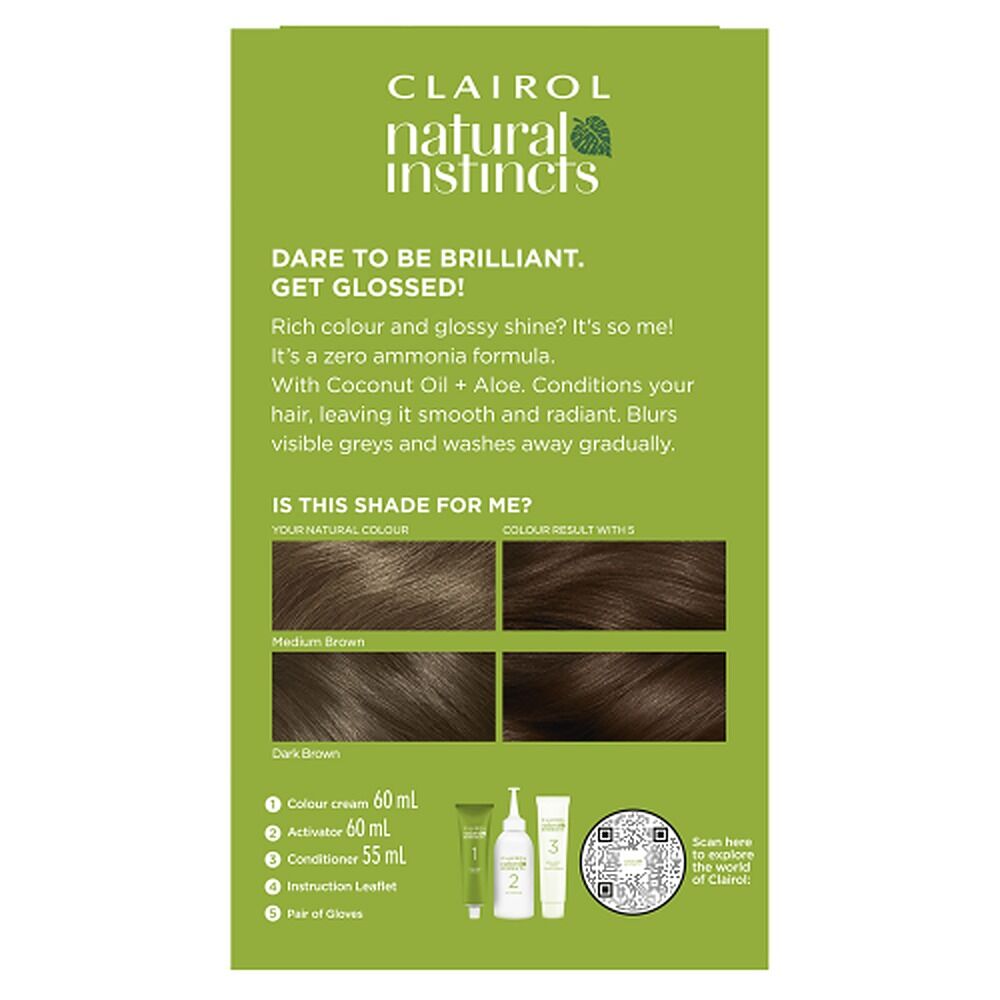 Clairol Natural Instincts 6A Light Cool Brown
