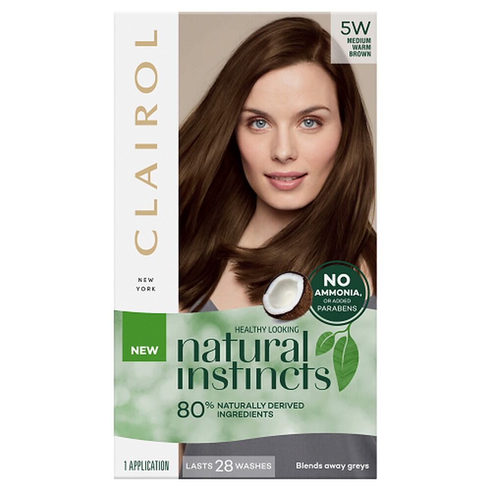 Clairol Natural Instincts 5W Medium Warm Brown