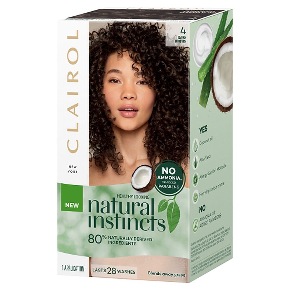Clairol Natural Instincts 4 Dark Brown