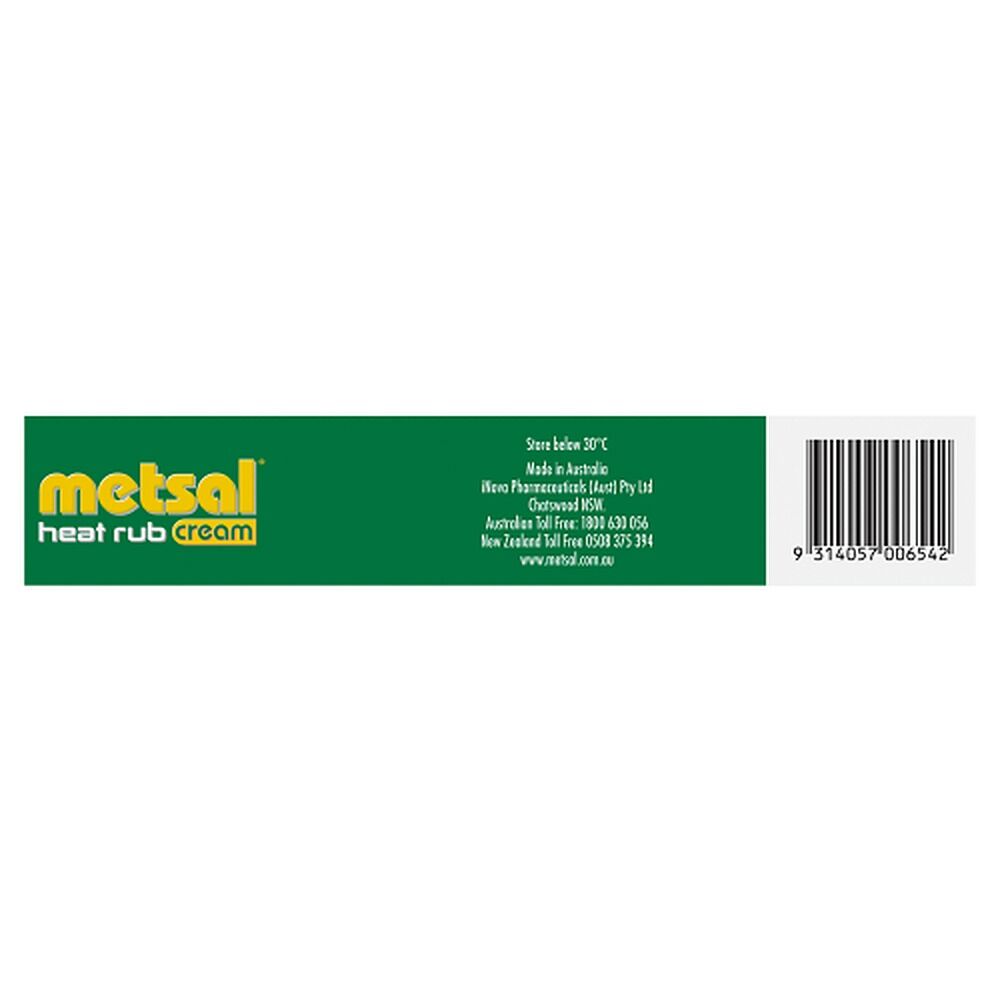 Metsal Heat Rub Cream 125g