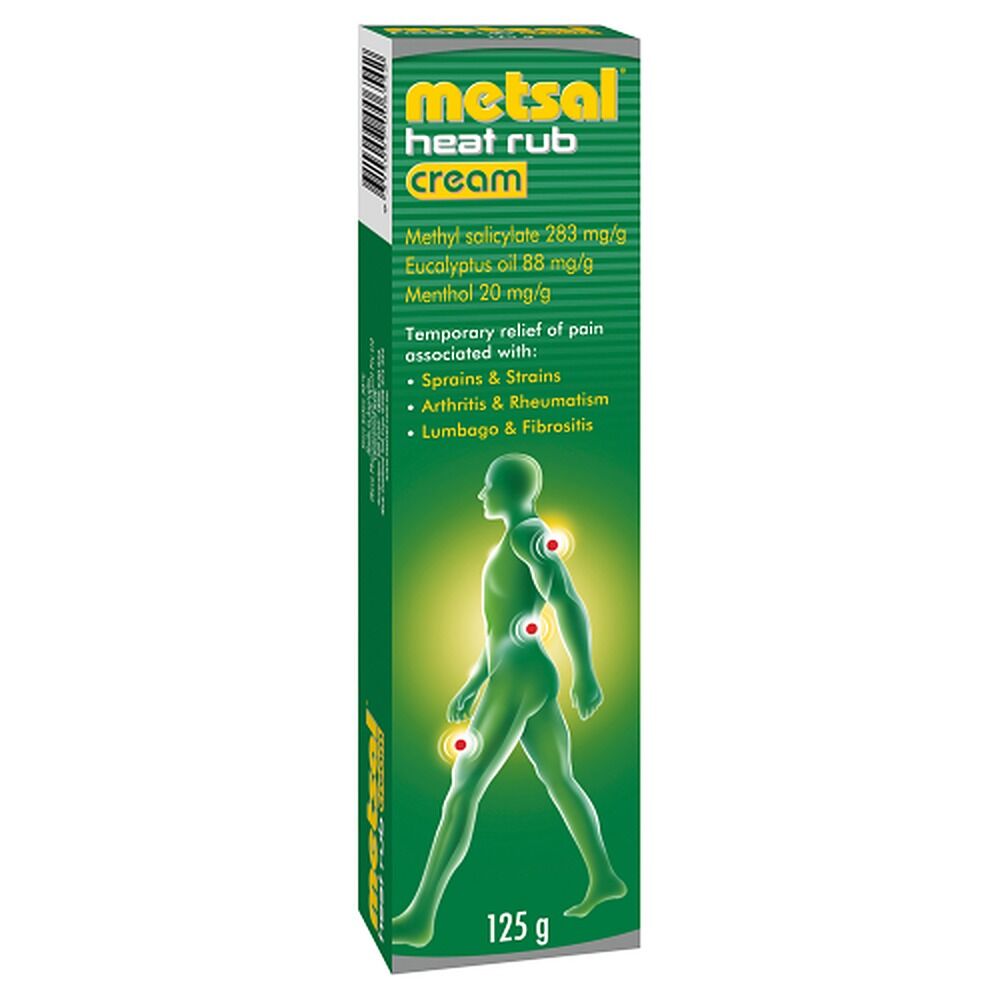 Metsal Heat Rub Cream 125g