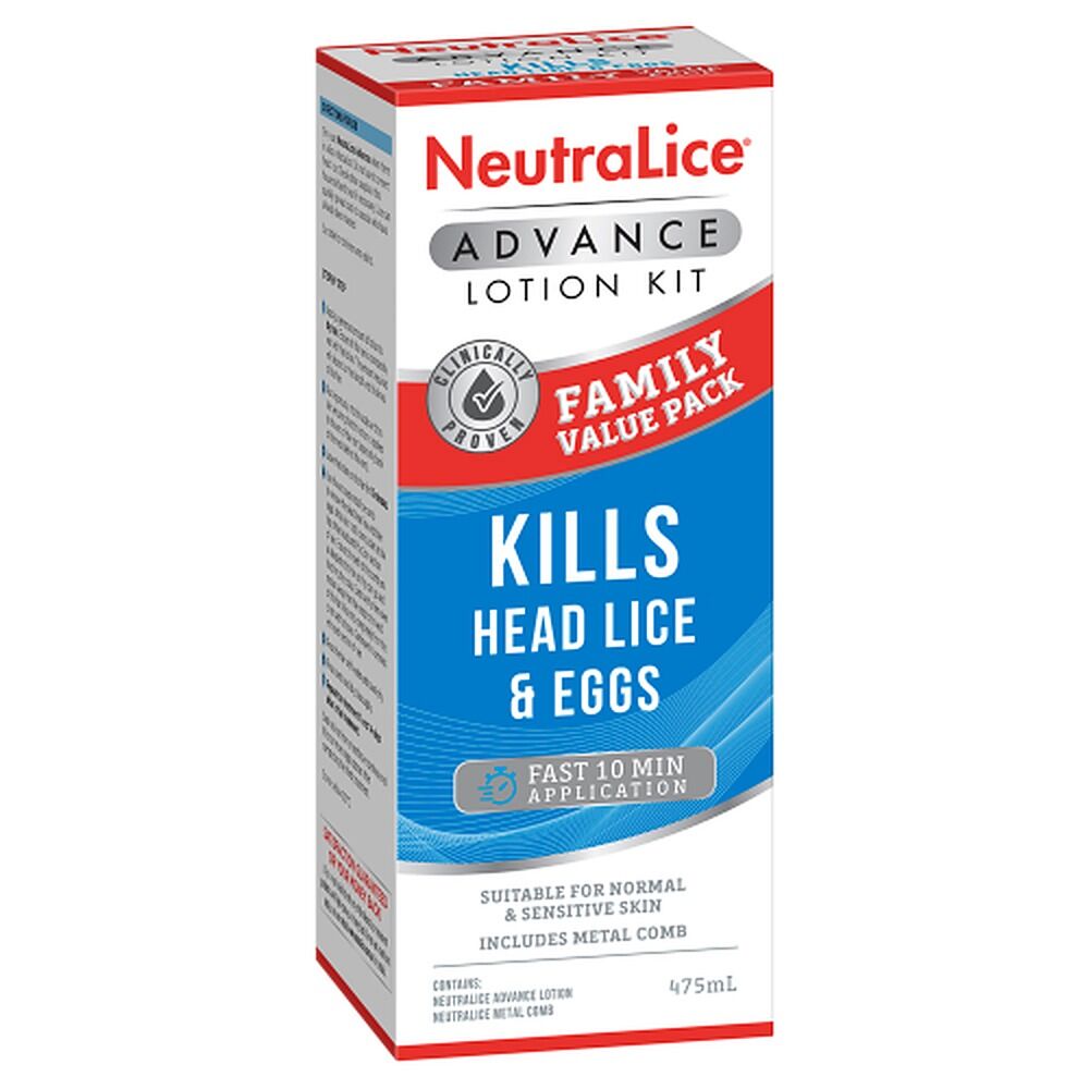 Neutralice Advance Lotion Family Value Pack 475mL