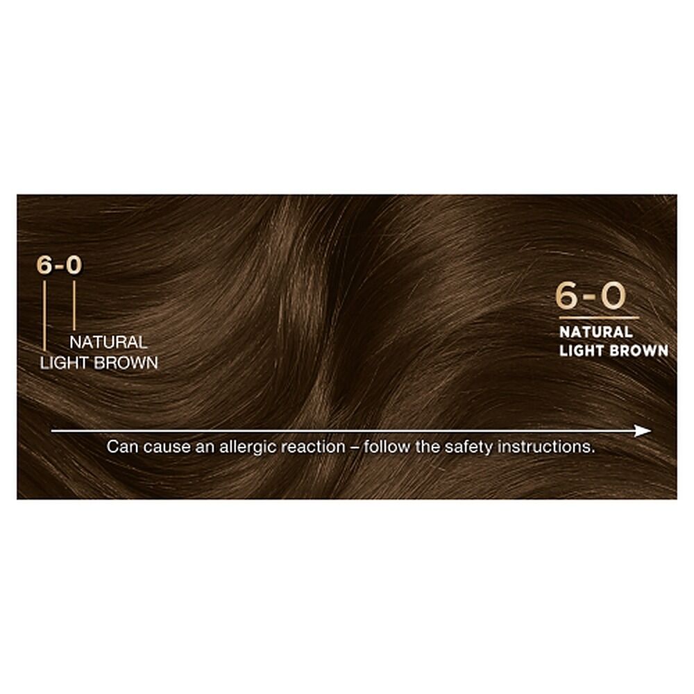 Napro Palette Permanent Hair Colour 6-0 Natural Light Brown x 3
