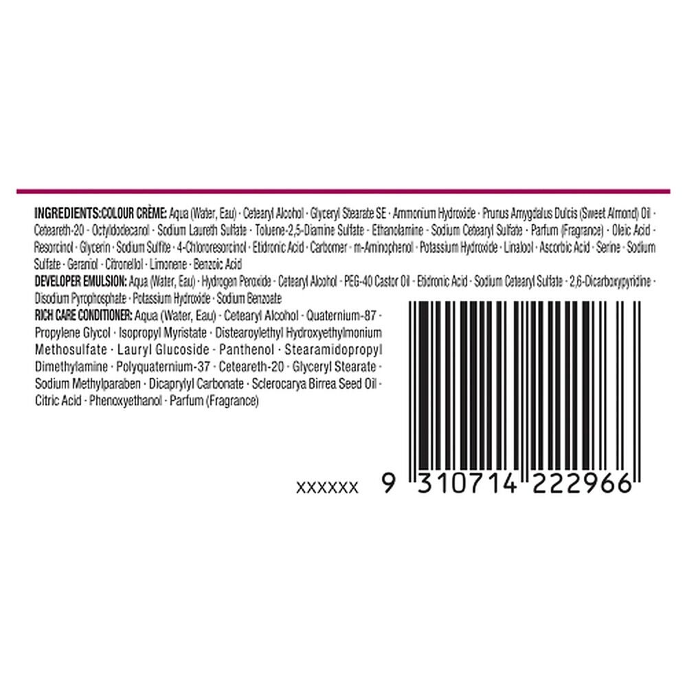 Napro Palette Permanent Hair Colour 6-0 Natural Light Brown x 3